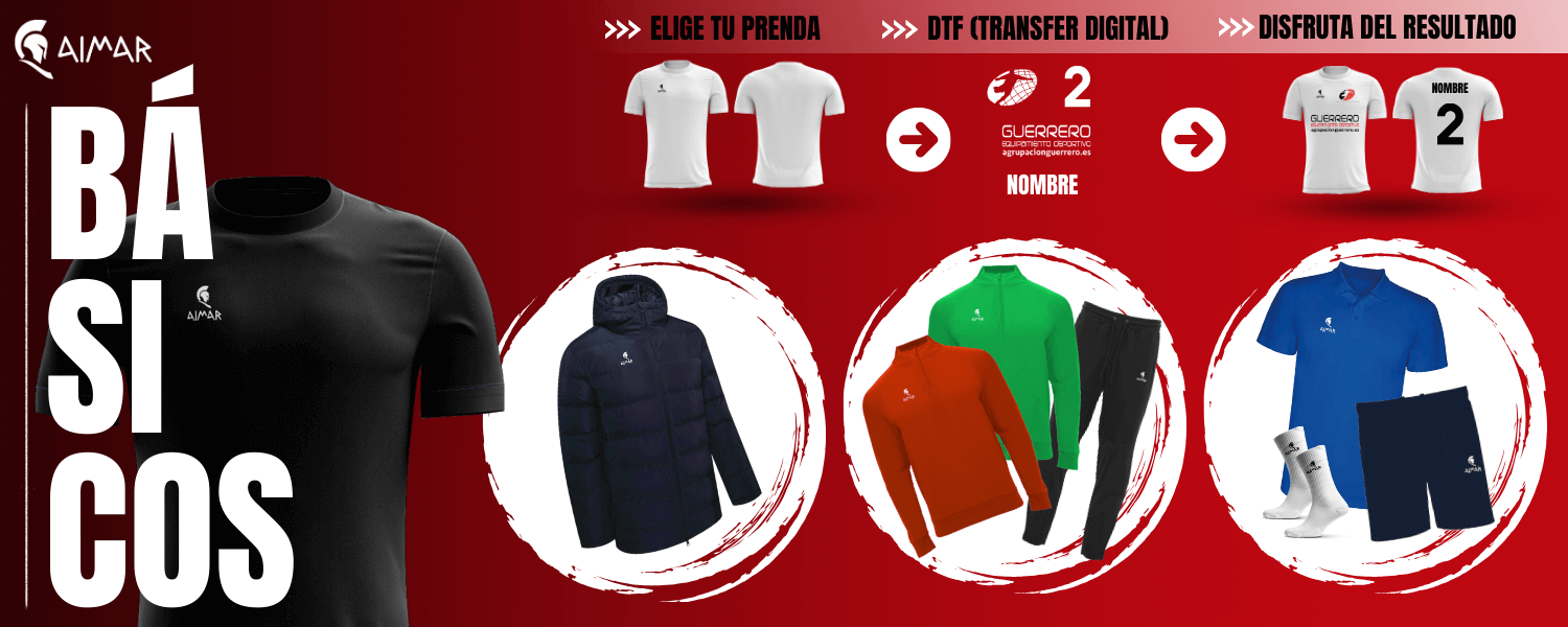 Ropa básica para equipos deportivos