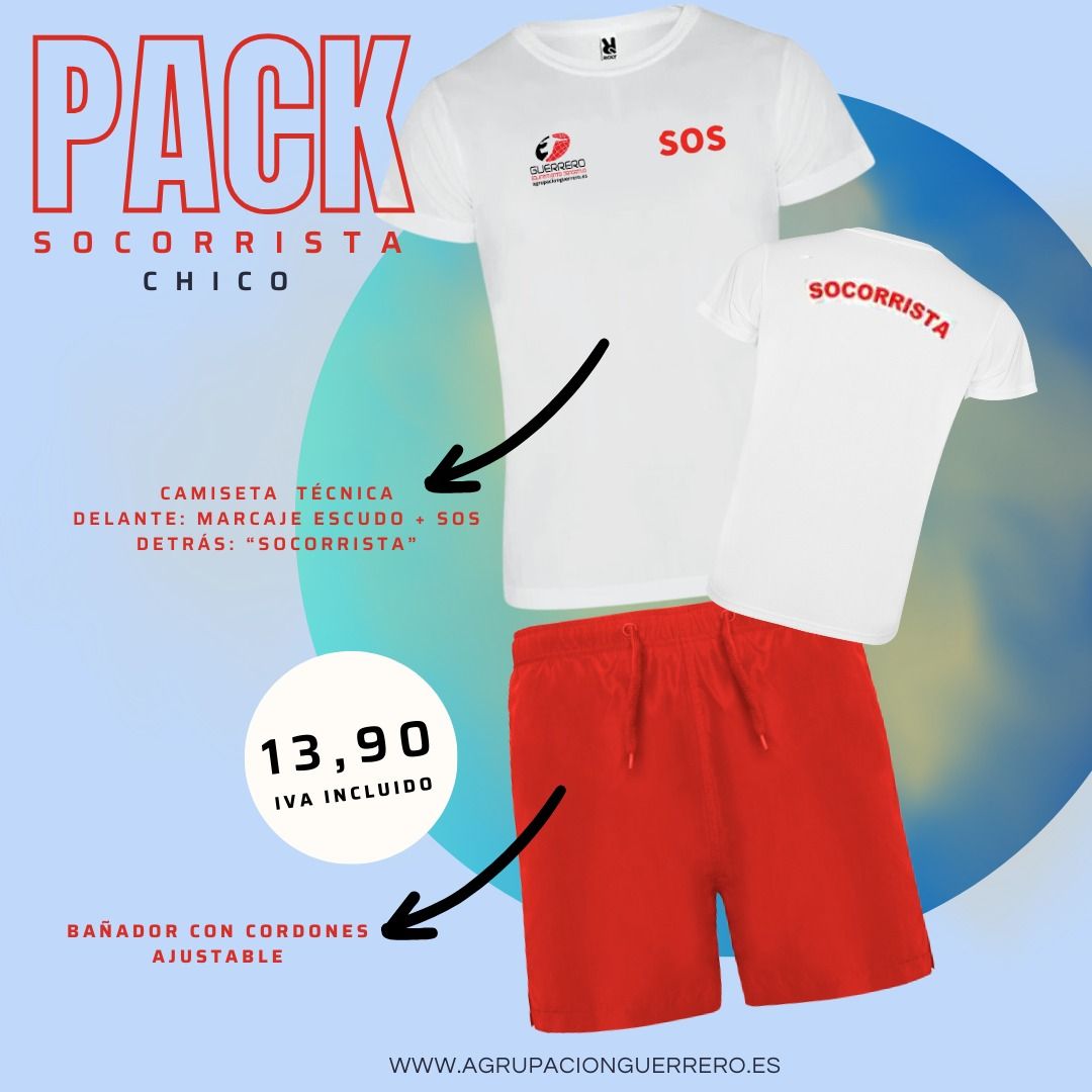 Pack para socorristas